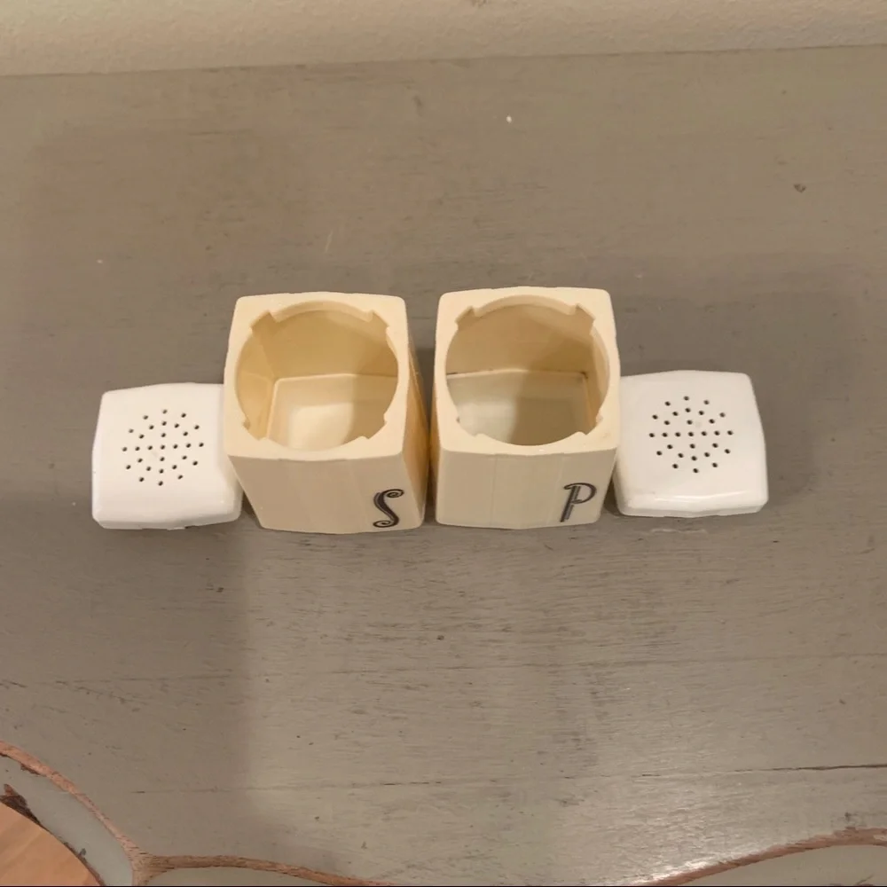 Vintage Mid-Century Salt And Pepper Shakers.